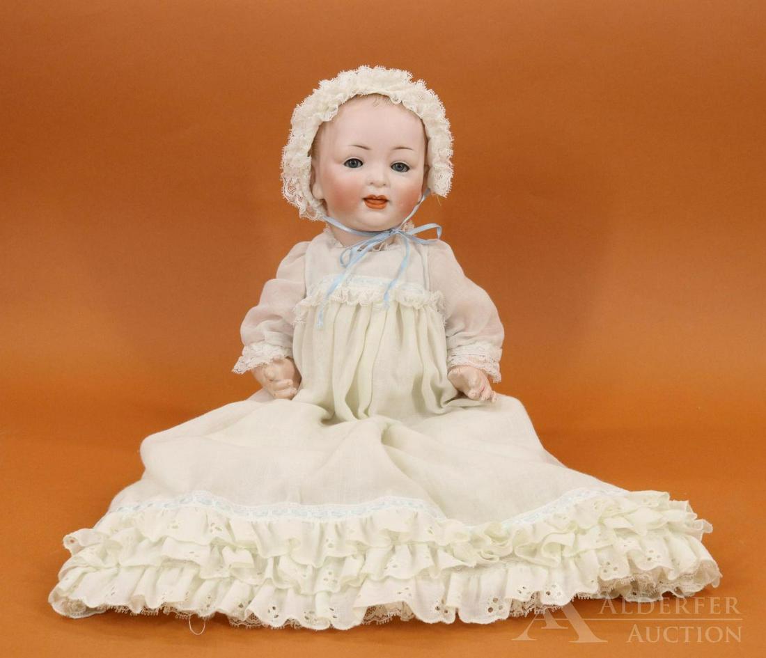 GERMAN BISQUE HEAD BABY DOLL. (1 of 10)