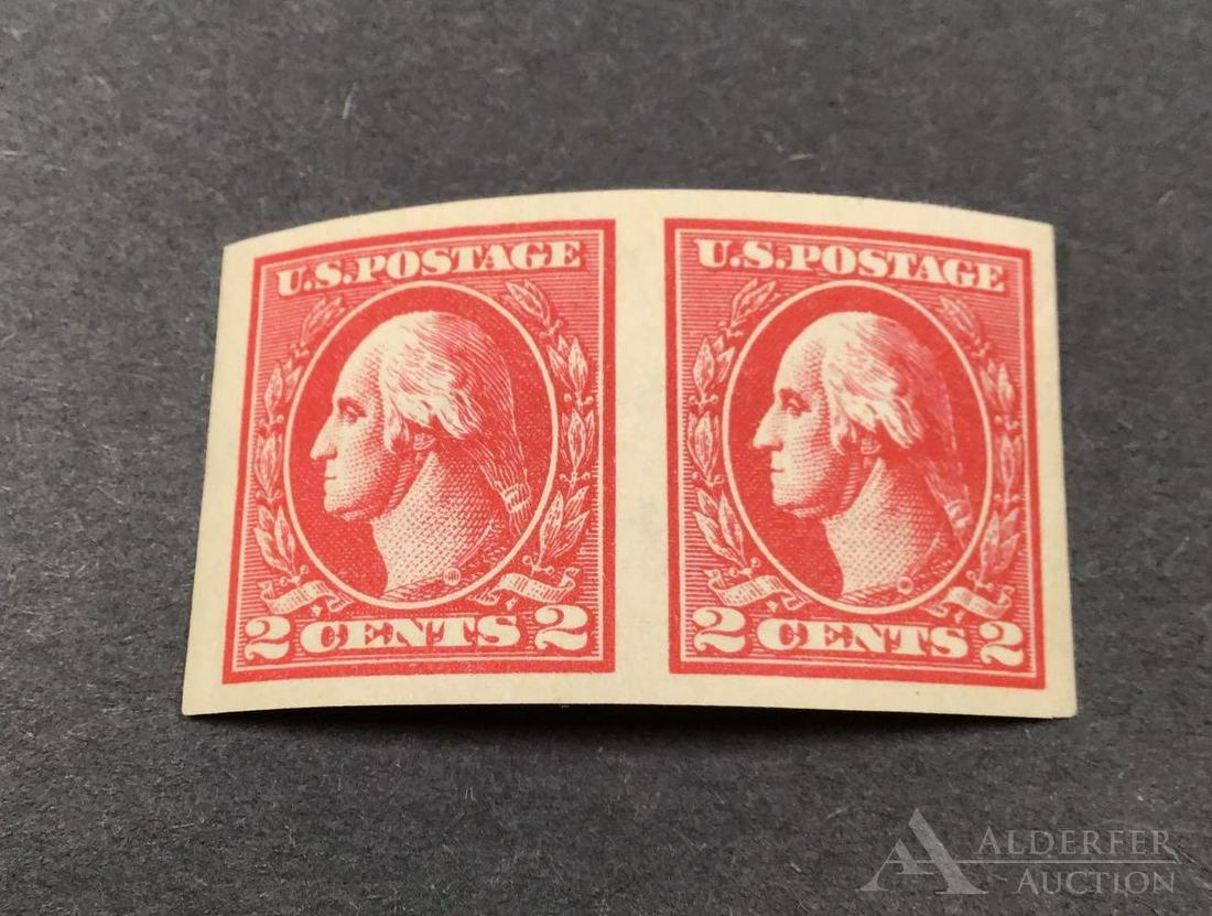 US Stamp #534a Pair (1 of 2)