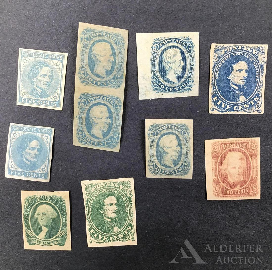 US Stamps - Confederate States (1 of 2)