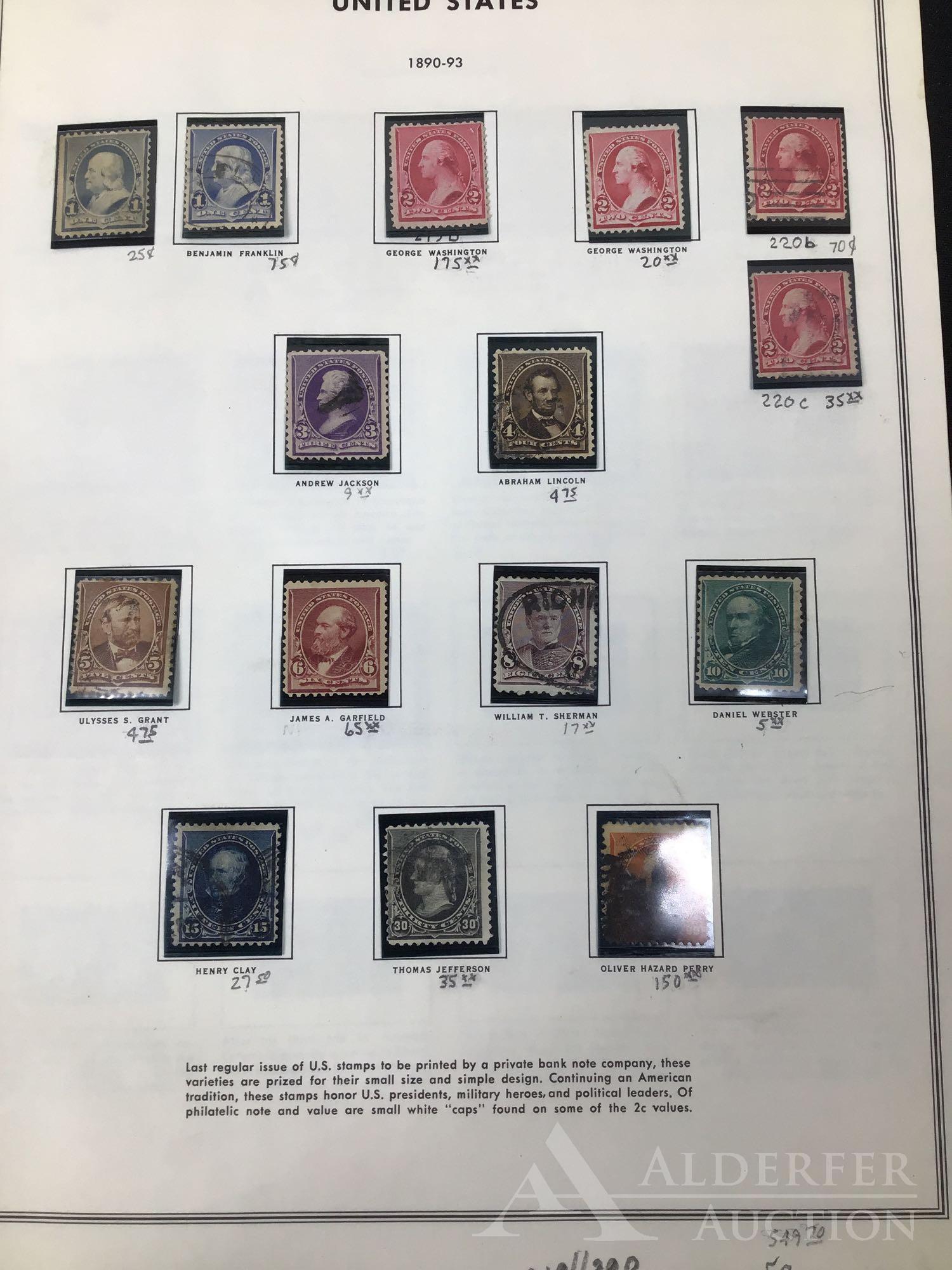 US Stamps #219//#290 (1 of 6)