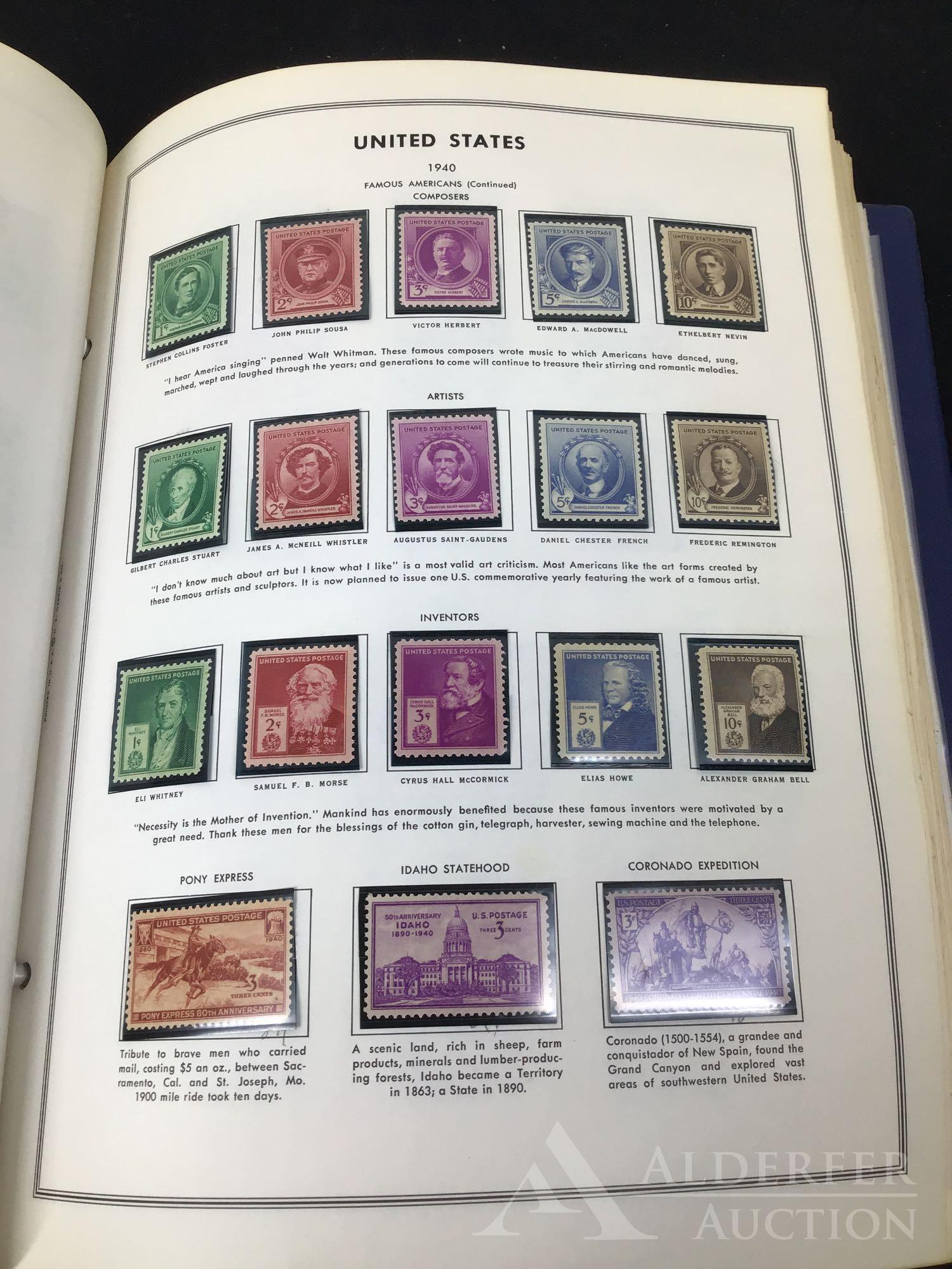 US Stamps Album Collection 1938 - (1 of 4)