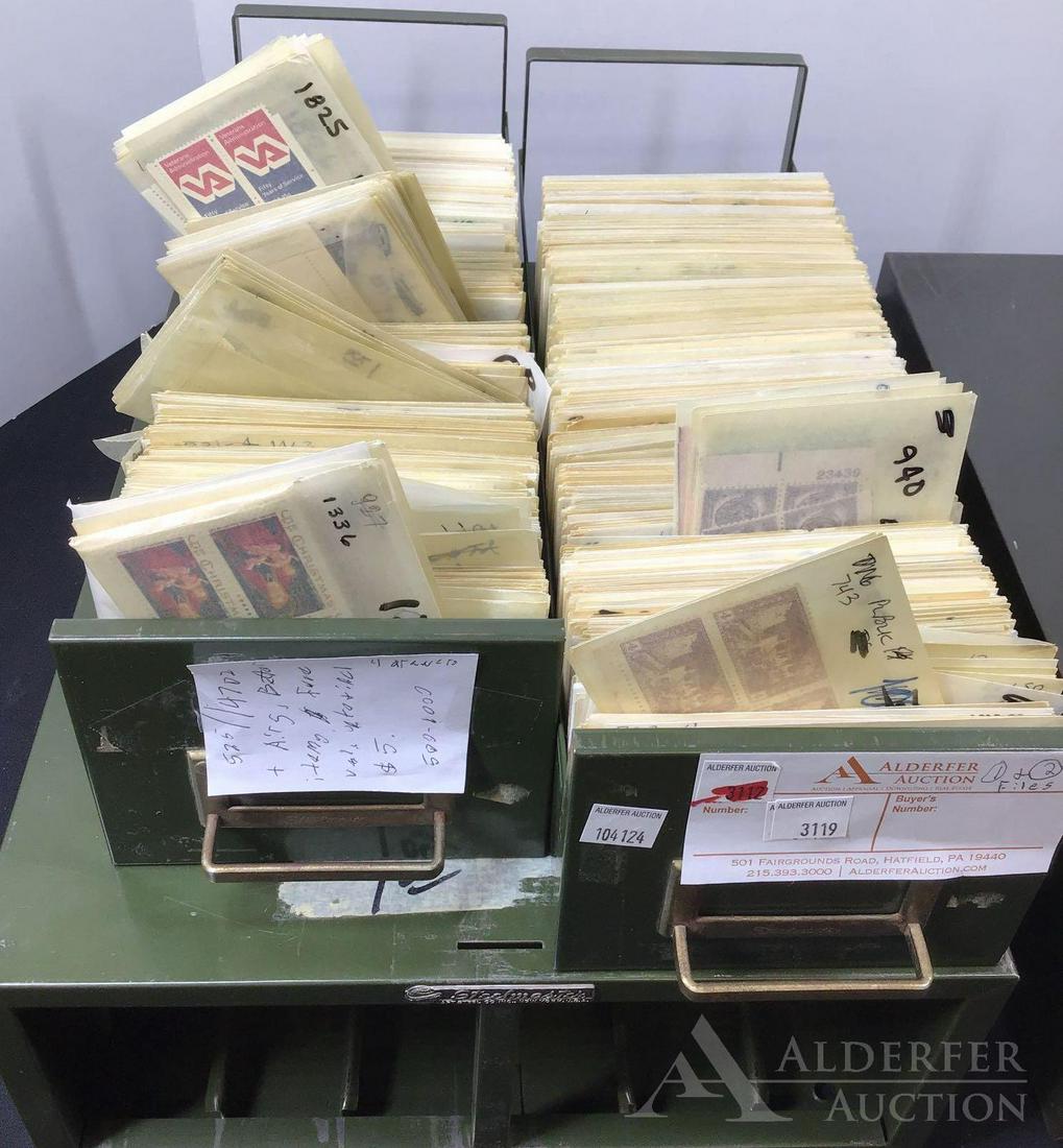 US Stamps - 4 File Drawers (1 of 3)