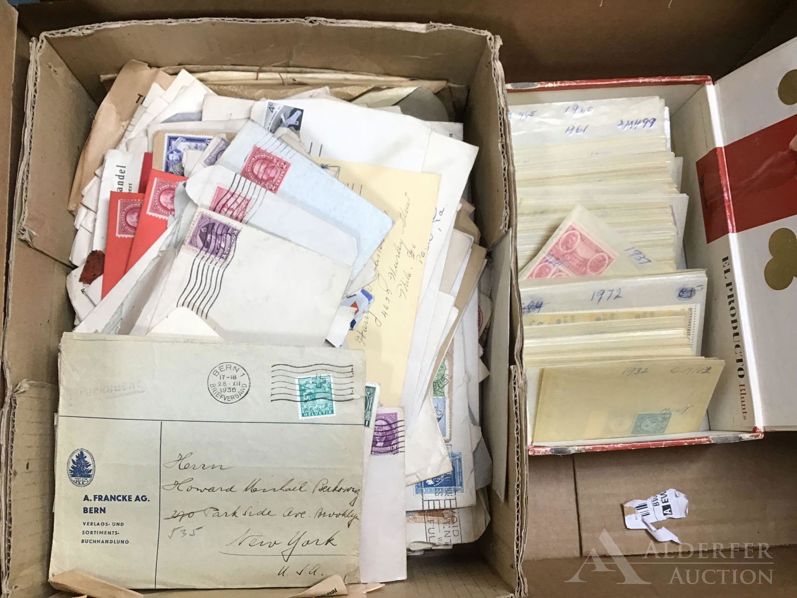 US Stamps Carton Lot (1 of 2)