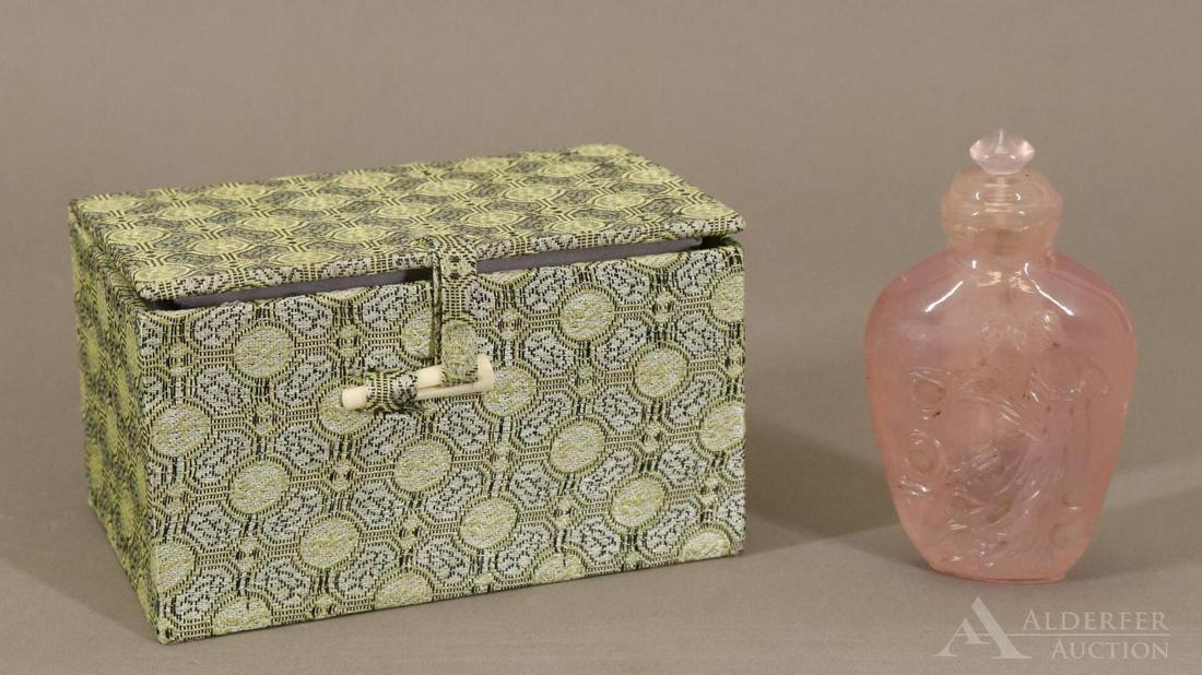 Rose Quartz Snuff Bottle (1 of 6)