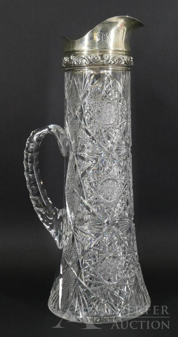 Gorham Sterling & Cut Crystal Claret Jug (1 of 10)