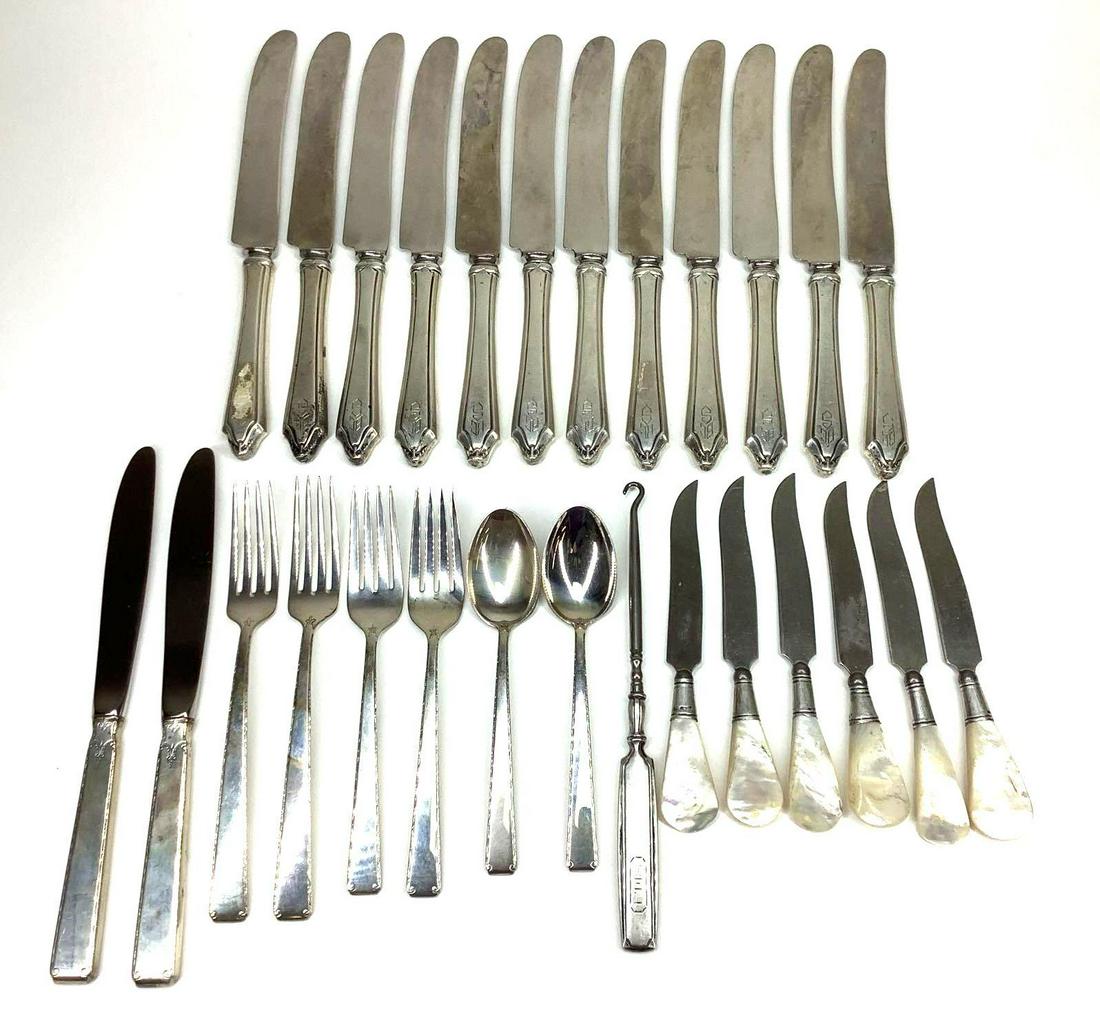 Sterling Silver Knives and Flatware (1 of 13)
