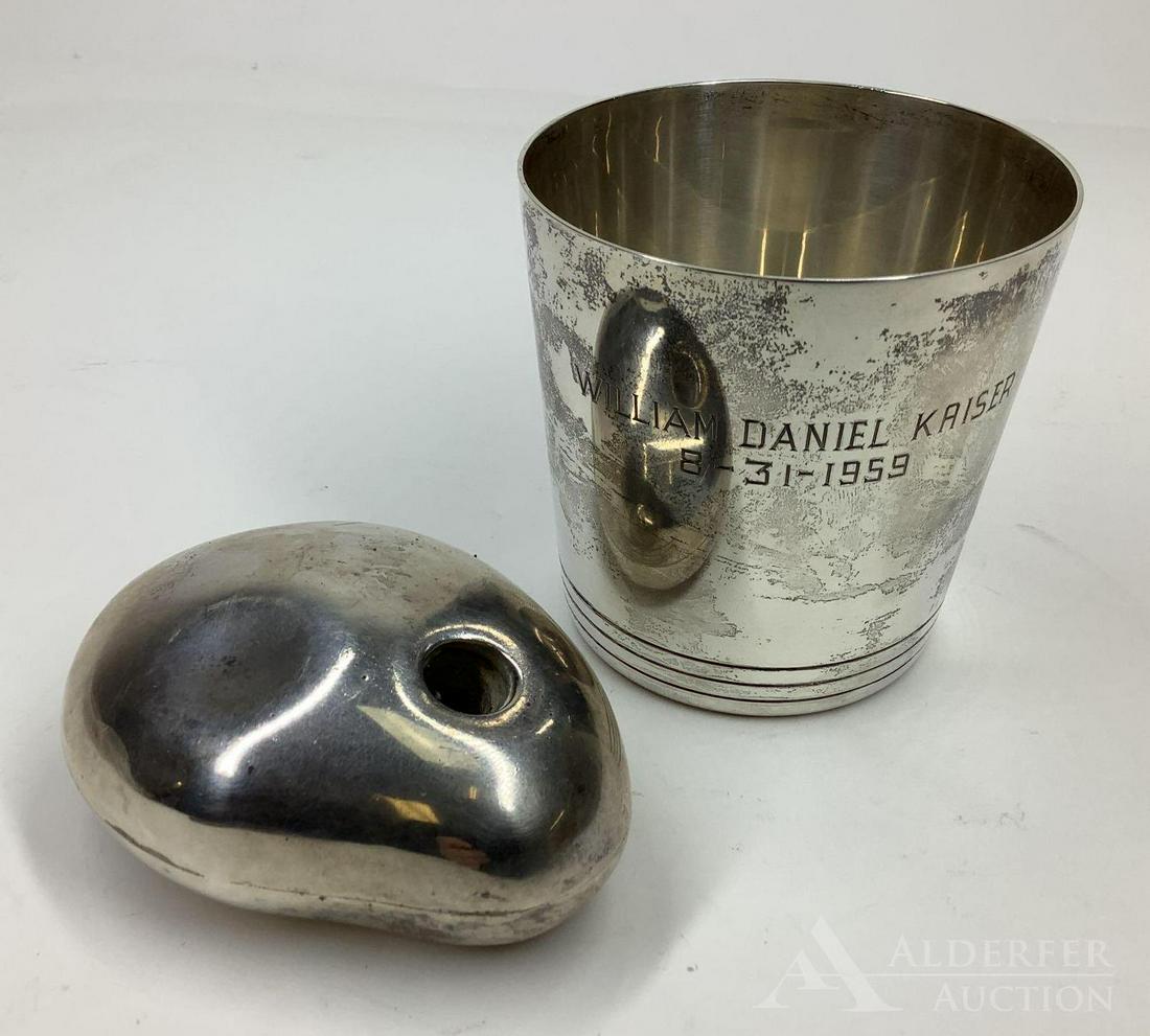 Tiffany & Co. Sterling Silver Tumbler and Stand (1 of 8)