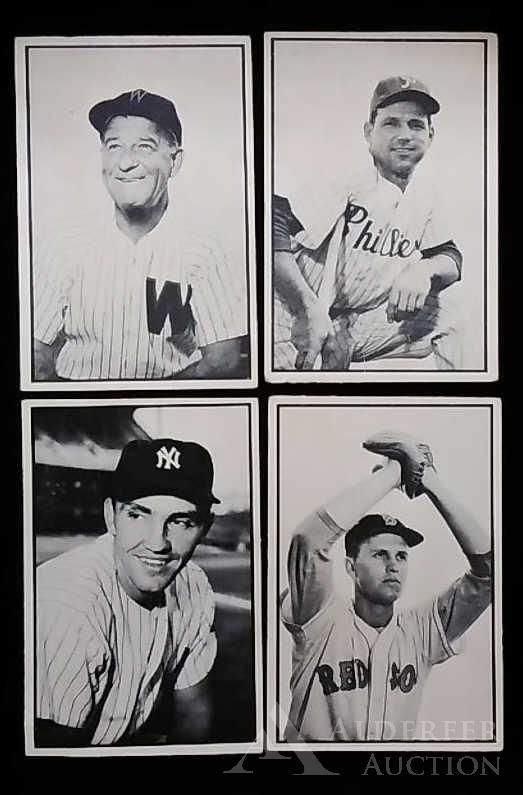 1953 Bowman Black & White baseball cards (8): 1953 Bowman Black & White baseball cards (8)- #2 Willard Nixion, #8 Pete Suter, #10 Dick Sisler (pencil mark on back), #14 Bill Nicholson, #34 Ebba St. Clair, #46 Irv Noren, #46 Bucky Harris (Hall of 