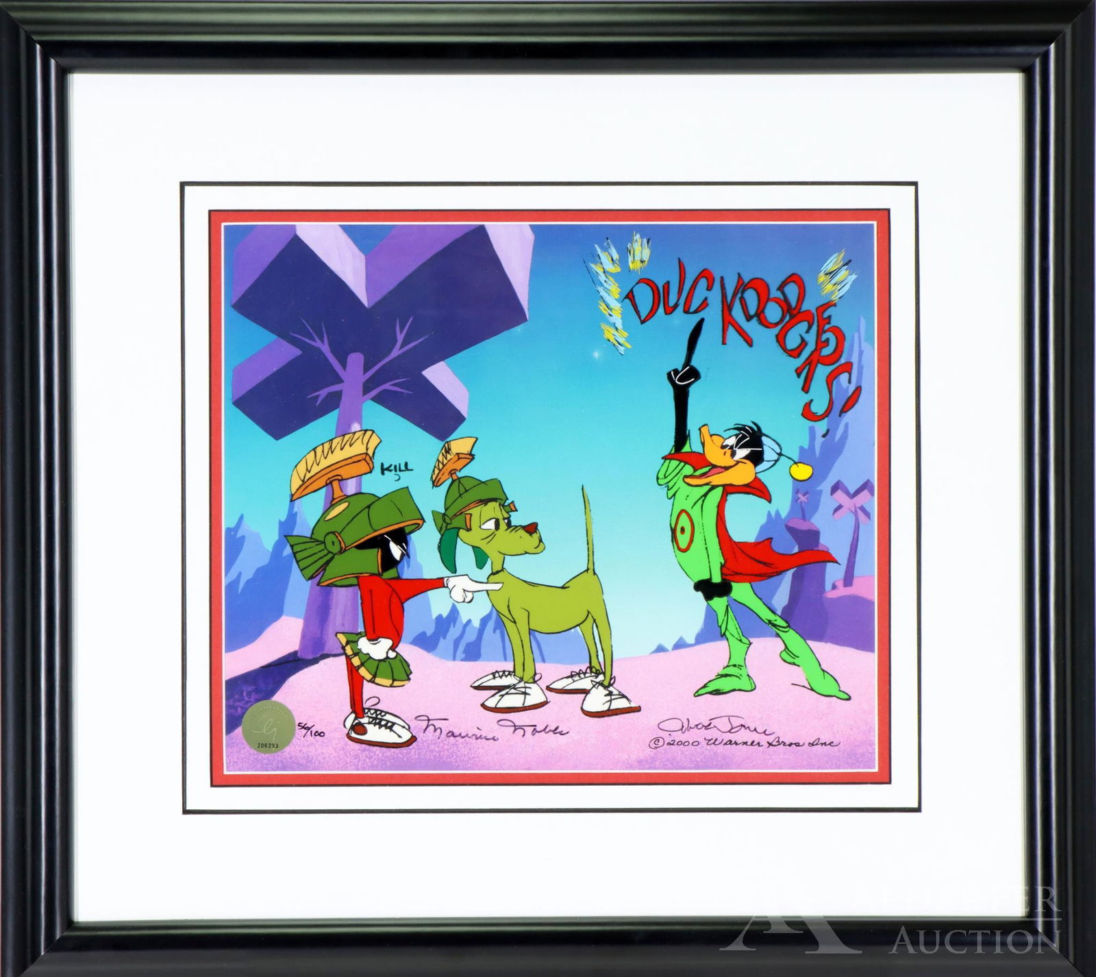 Warner Brother Limited Edition Cel, Duck Dodgers (1 of 4)