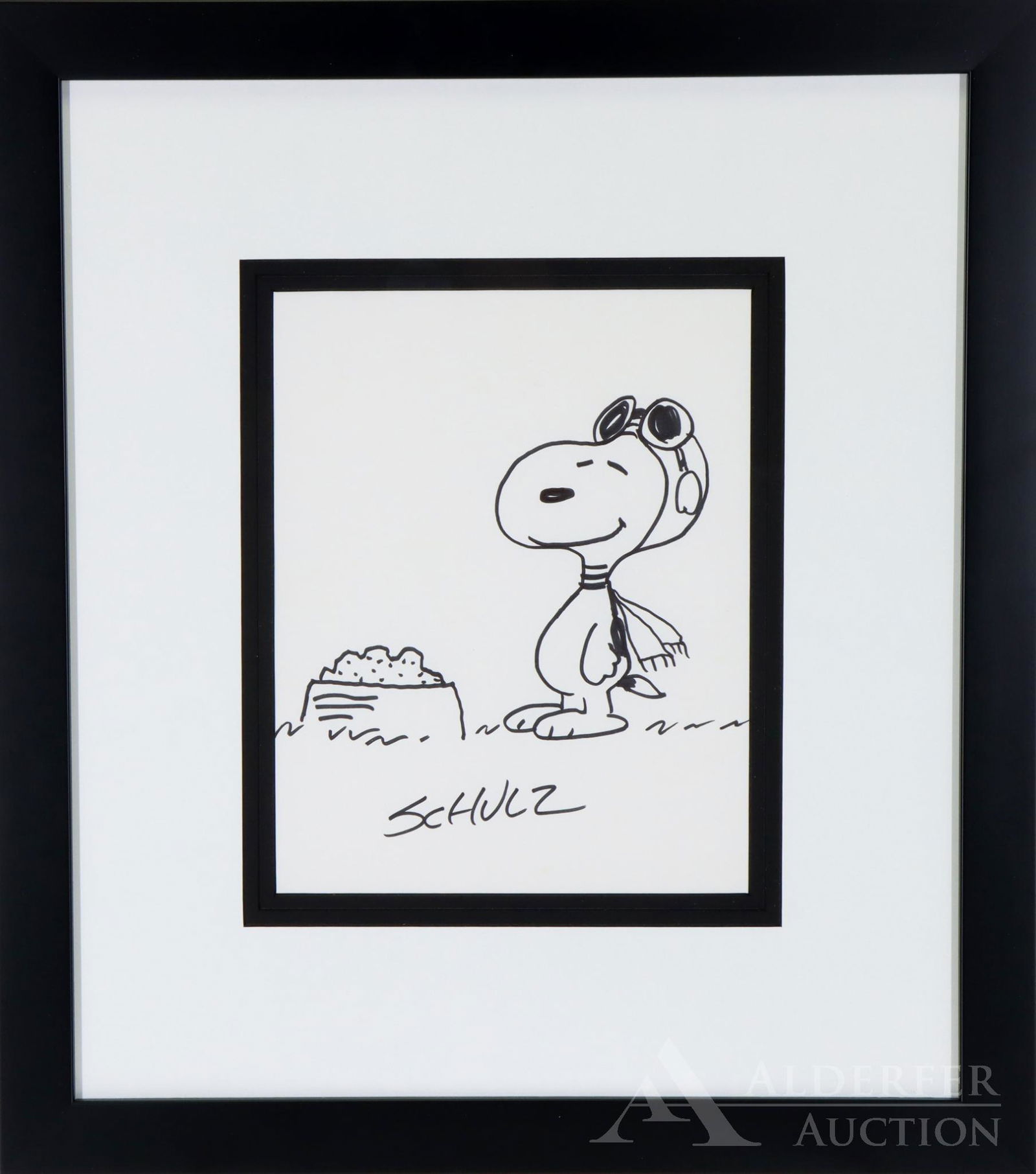 Peanuts Original Maker Drawing of Snoopy (1 of 6)