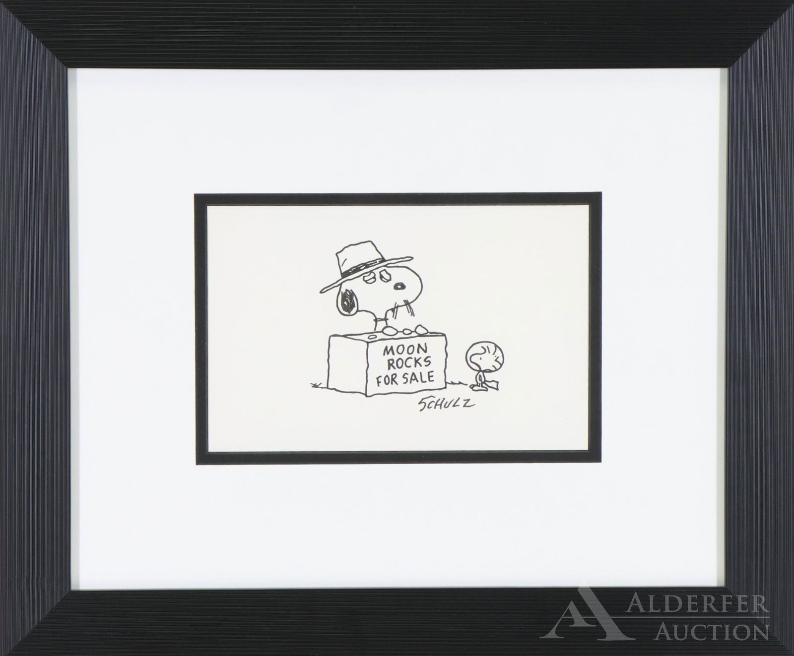 Peanuts Original Pen & Ink Drawing  of Spike and (1 of 5)