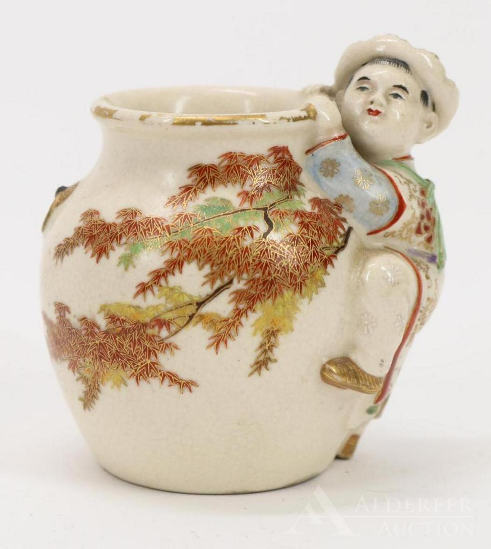 Yabu Meizan (Japanese 1853-1934) Satsuma Miniature (1 of 6)