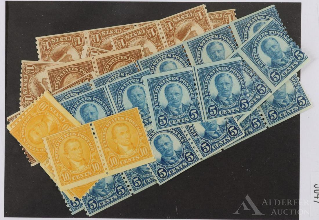 US Stamp #598, #601-#603 (1 of 1)