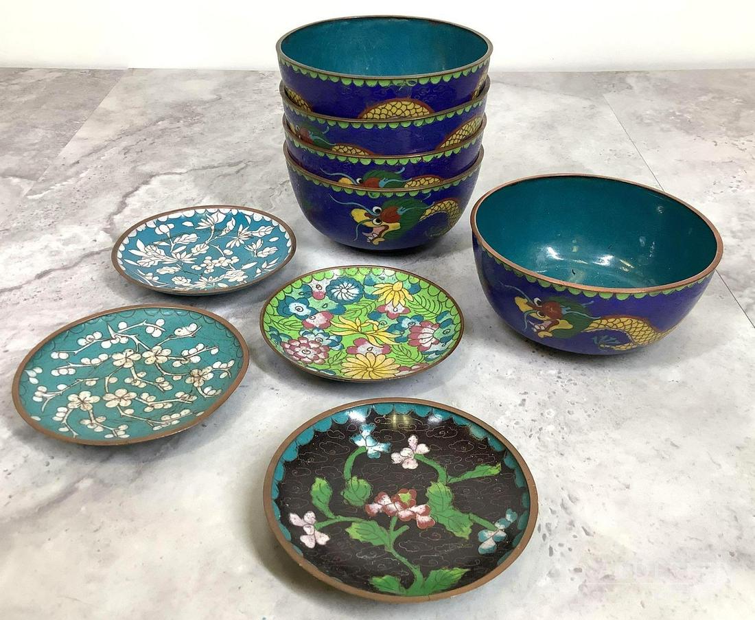 Cloisonné Bowls & Plates (1 of 12)
