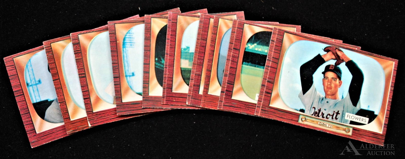 1955 Bowman Baseball Cards (10): 1955 Bowman baseball cards (10) Different - #243 Gus Bell, #244 Duane Pillette, #189 Jack Collum, #247 Dutch Leonard, #248 Harry Dorish, ##249 Billy Gardner, #251 Stan Jok, #252 Roy Smally, #253 Jim W