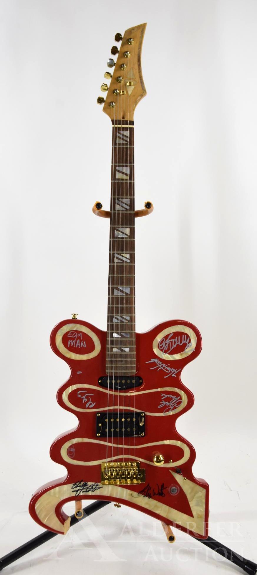 Electric Guitar with Eric Burdon Band Signatures (1 of 10)