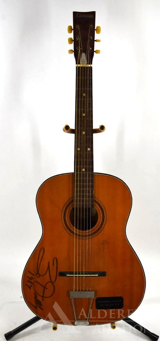 Decca Acoustic Guitar with Bo Diddley Signature (1 of 12)