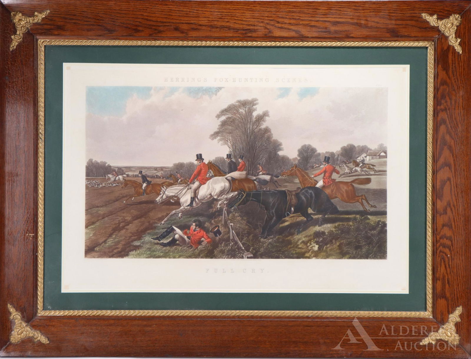 Late 19th Century Fox Hunting Print-1874 (1 of 7)