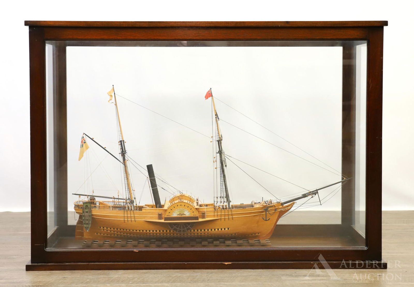 Model Boat of the British Paddle Steamer “Sirius” (1 of 12)