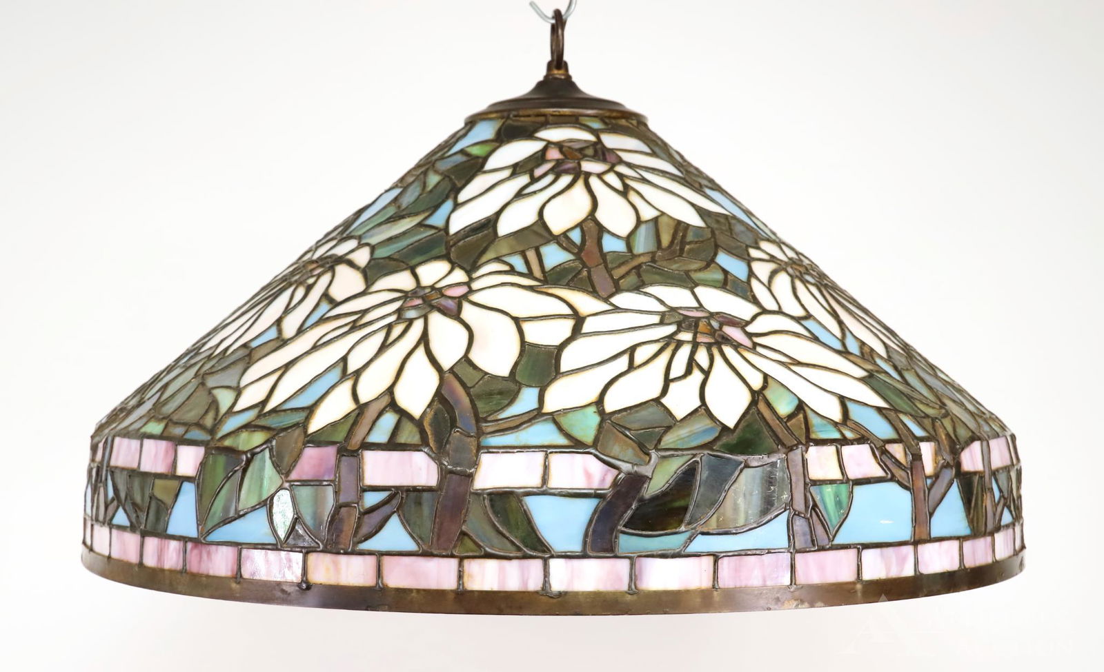 Somers Stained Glass Hanging Shade (1 of 8)
