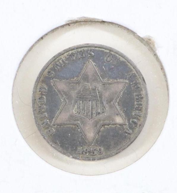 THREE CENT SILVER COIN (1 of 2)