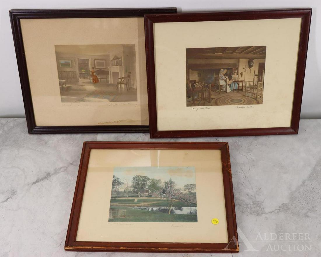 Wallace Nutting (American 1861-1941) Hand Colored (1 of 10)