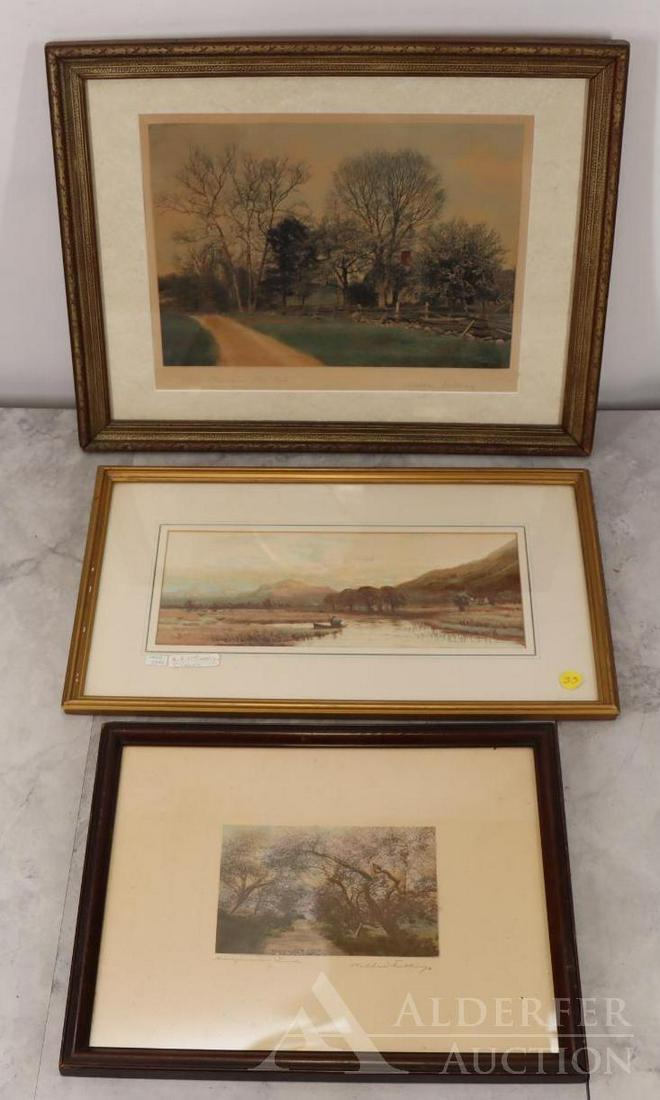 Wallace Nutting (American 1861-1941) Hand Colored (1 of 10)