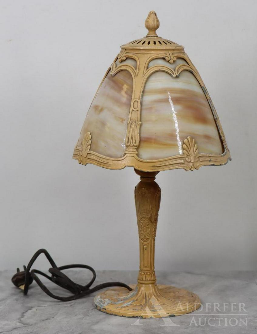 Miller Slag Glass Lamp (1 of 6)