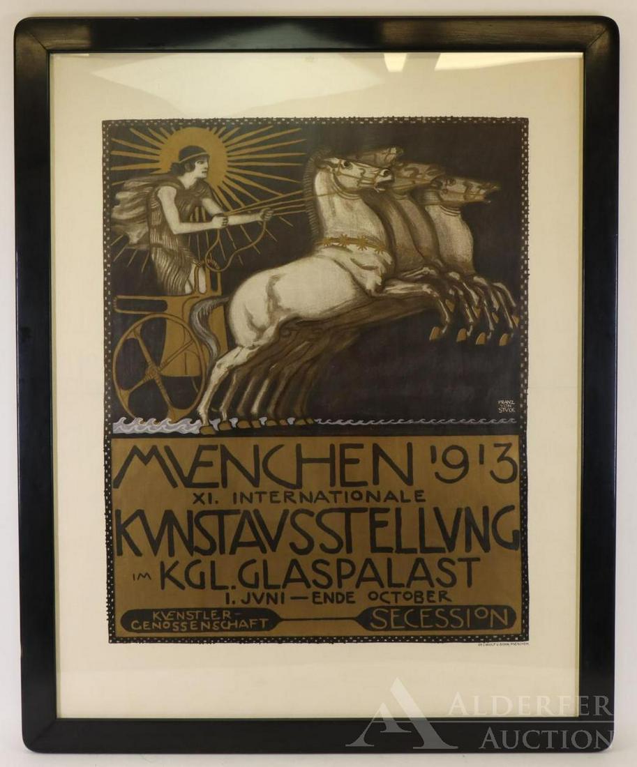 Franz von Stuck, Muechen 1913 Secession Poster (1 of 5)
