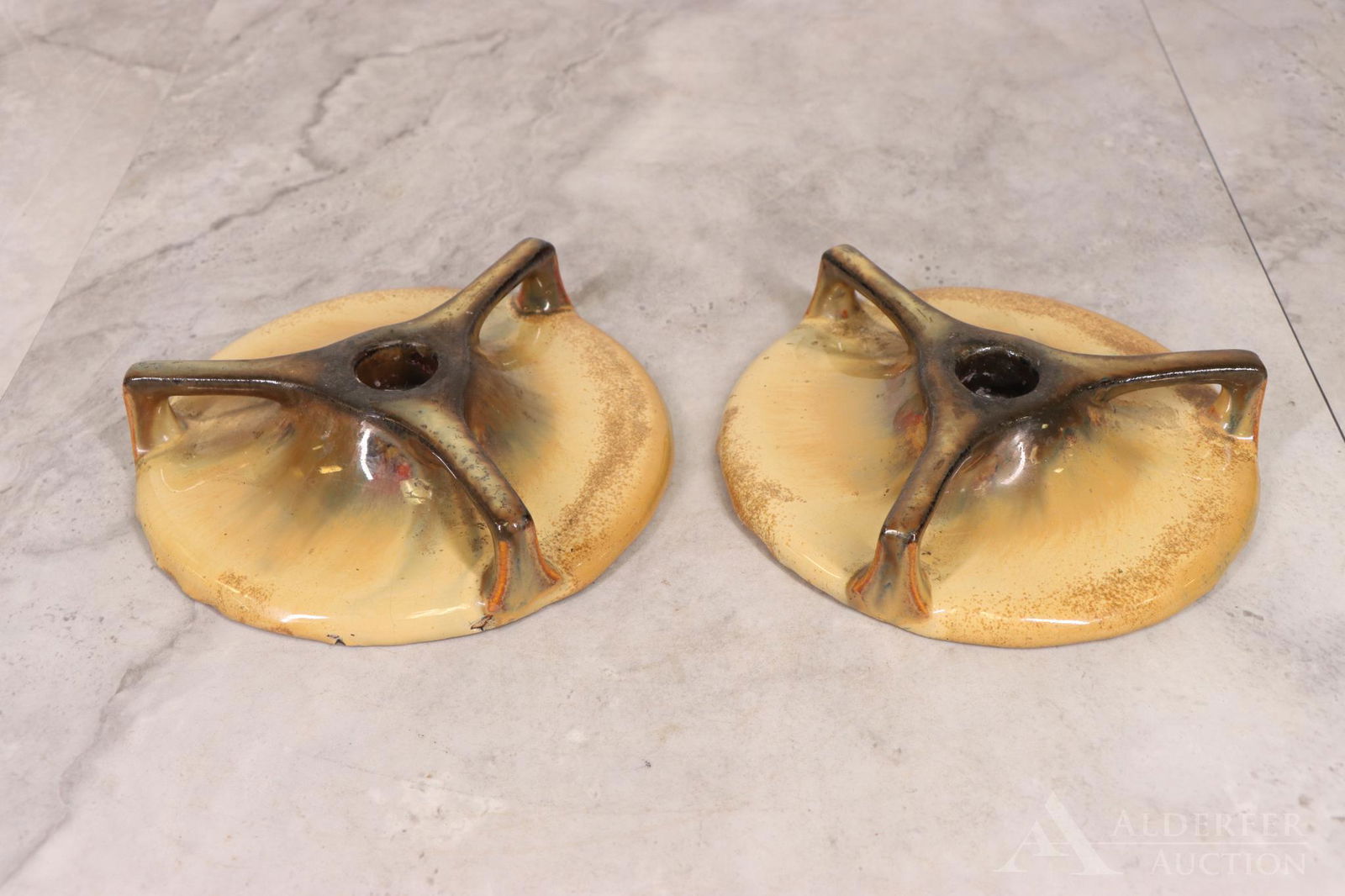 Fulper Pottery Candle Stands (1 of 12)