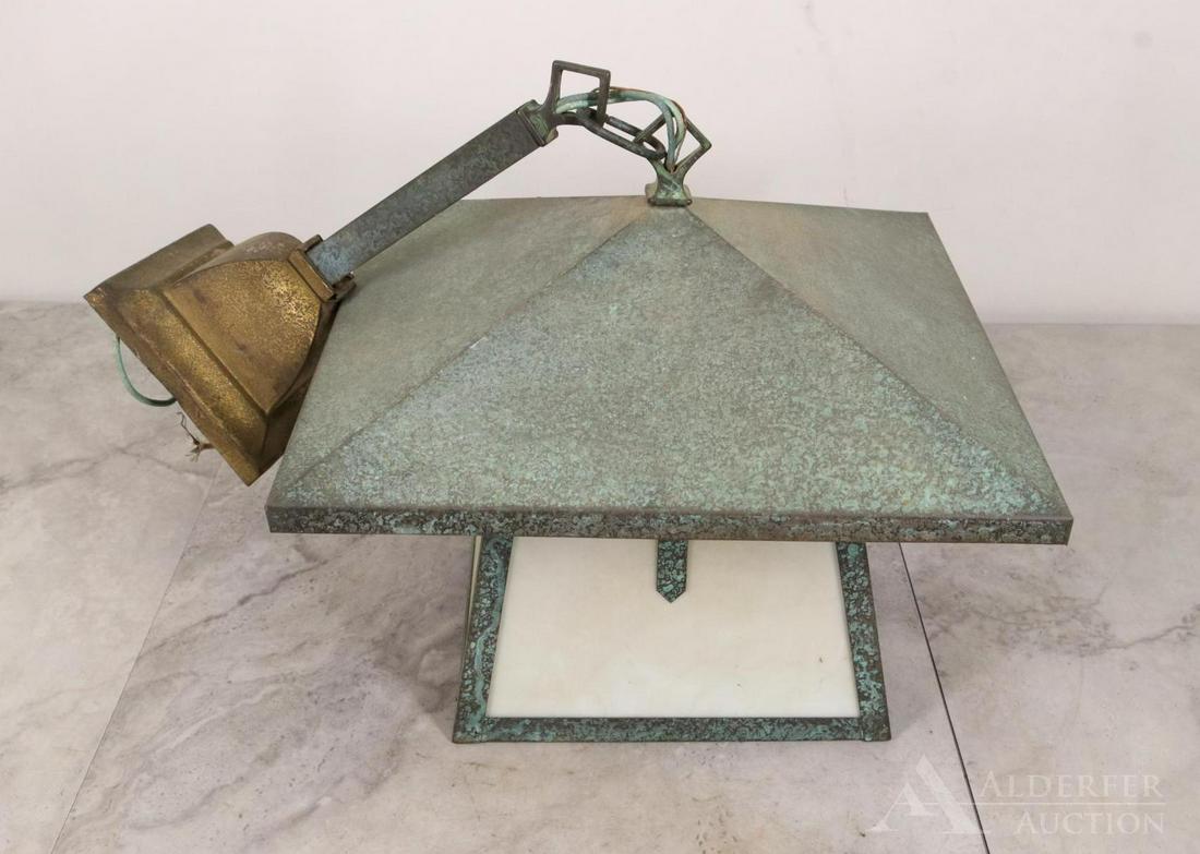 Contemporary Arts & Crafts Style Pendant Lantern (1 of 5)