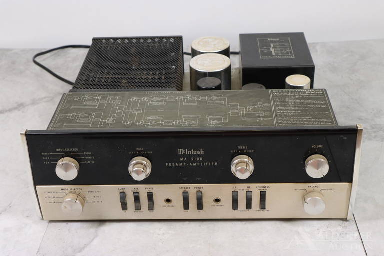 McIntosh MA5100 PreampAmplifier Aug 26, 2021 Alderfer Auction in PA