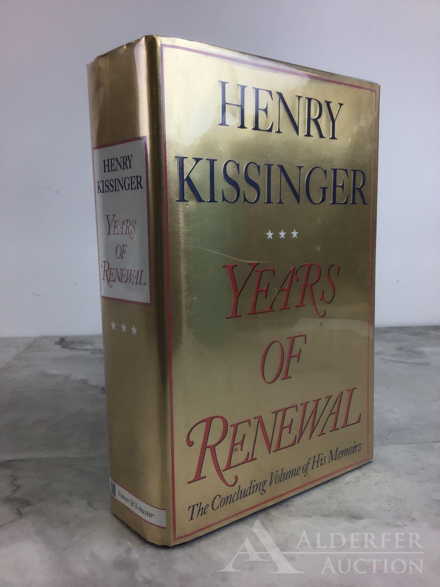 Years of Renewal, Signed 1st Edition (1 of 7)