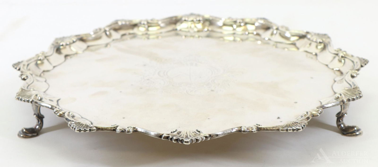 George II English Sterling Silver Salver (1 of 6)