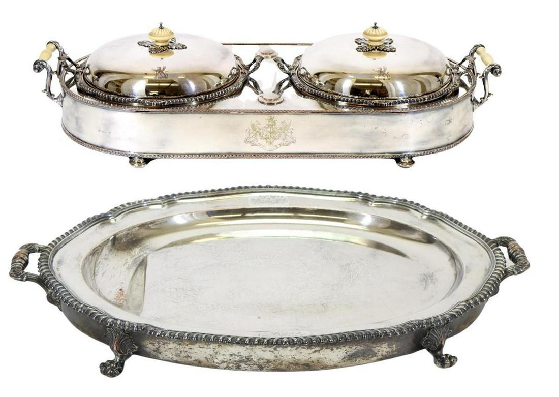 Old Sheffield Plate & Silver Plate Food Warmers (1 of 20)