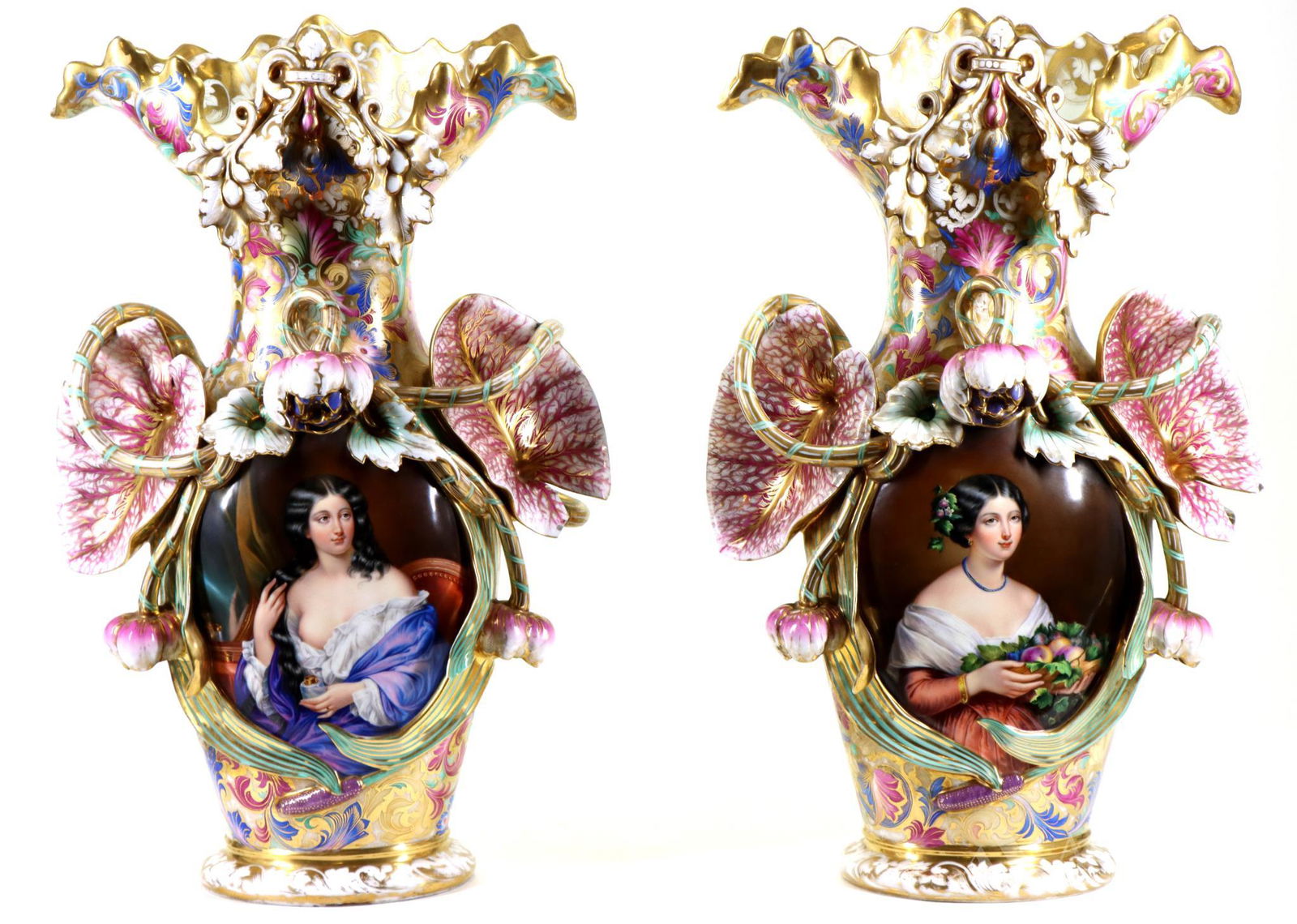 Monumental Old Paris Porcelain Vases (1 of 20)