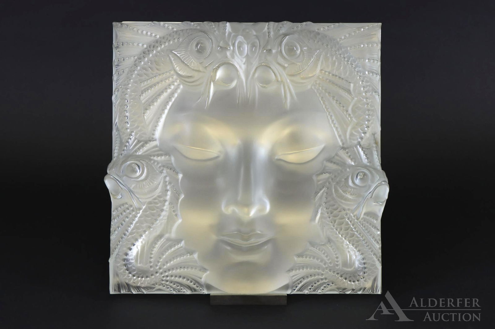 Lalique "Maske De Femme" Panel (1 of 6)