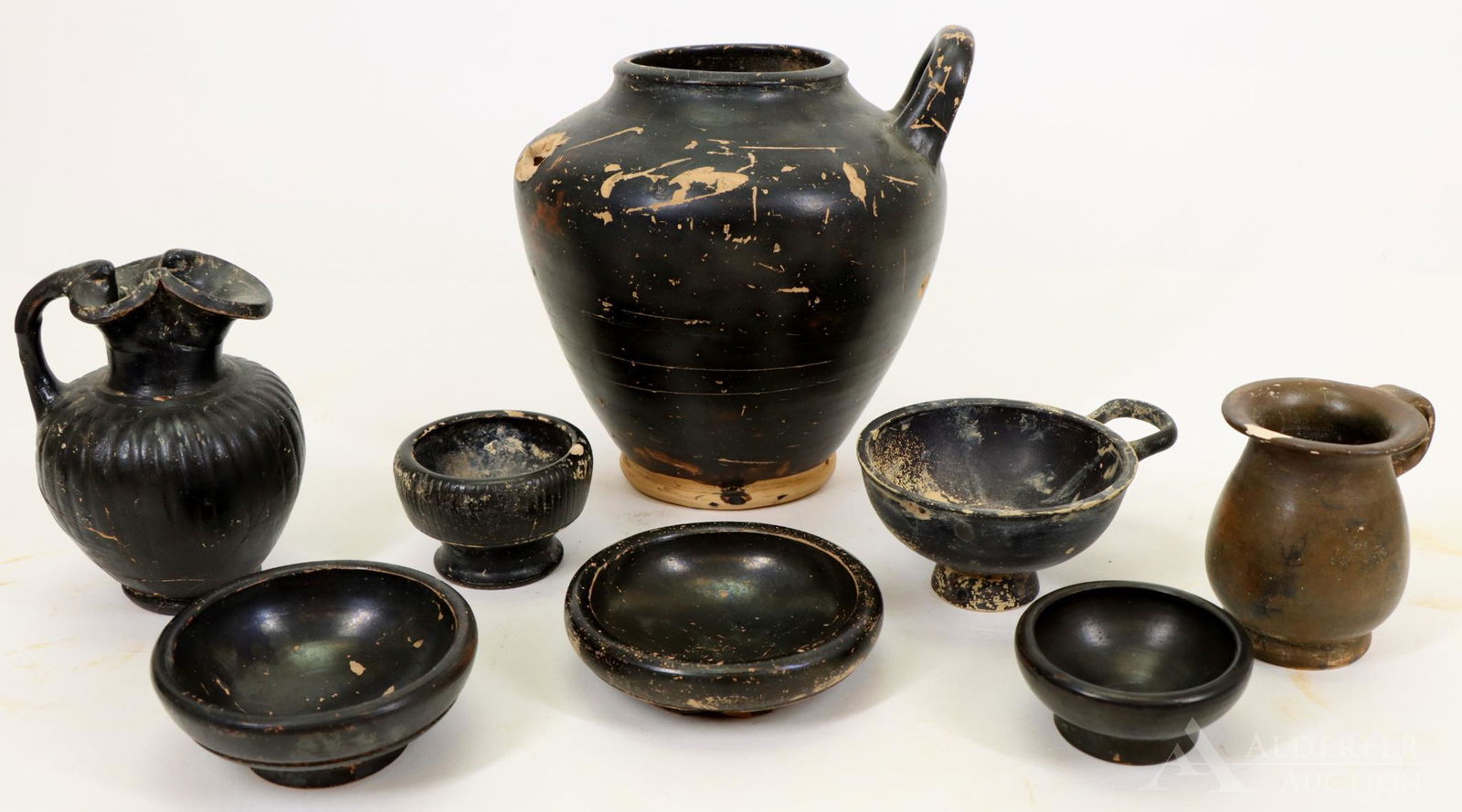 Ancient Greek Blackware Pottery (1 of 19)