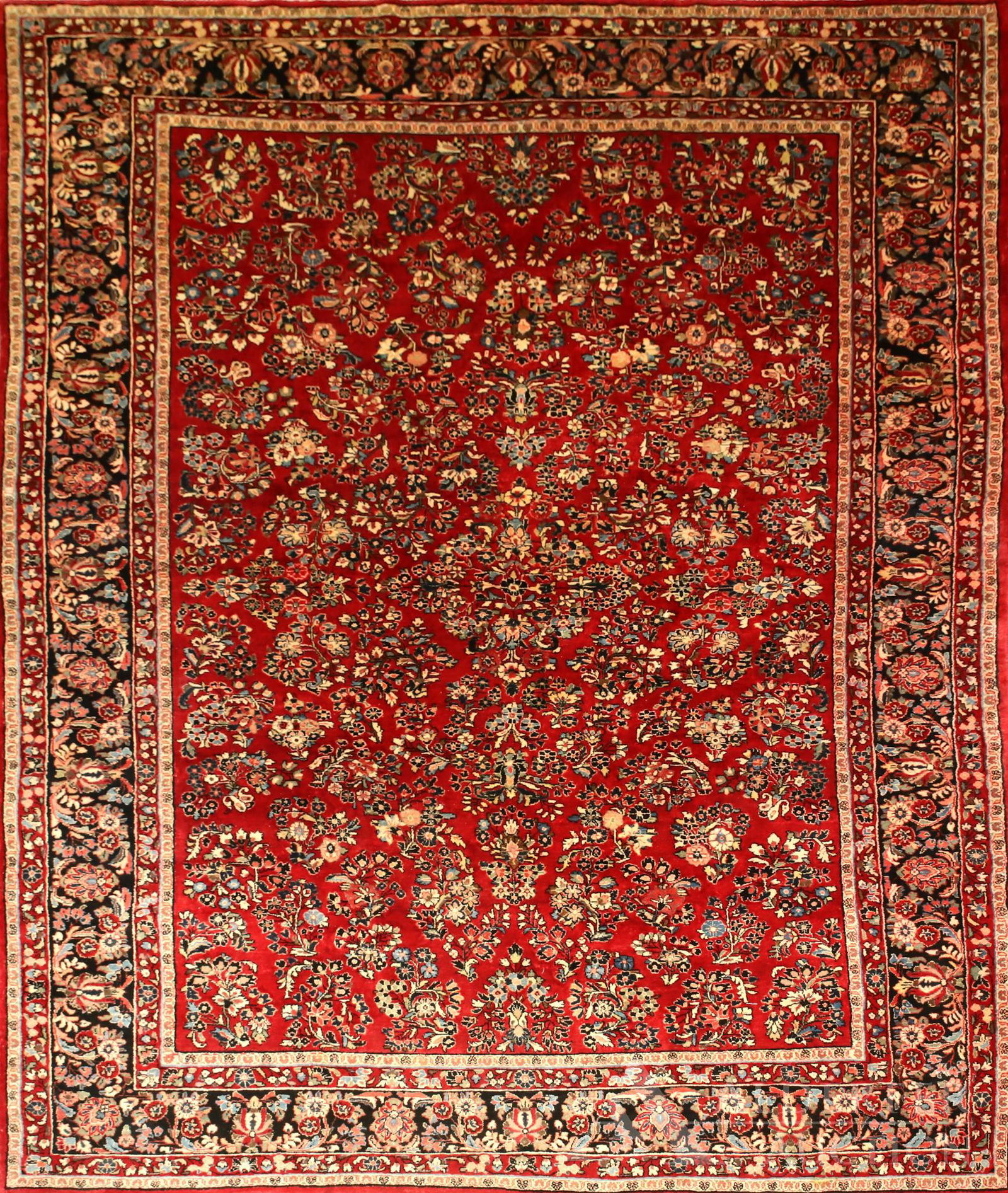 Persian Sarouk Room Size Rug (1 of 8)
