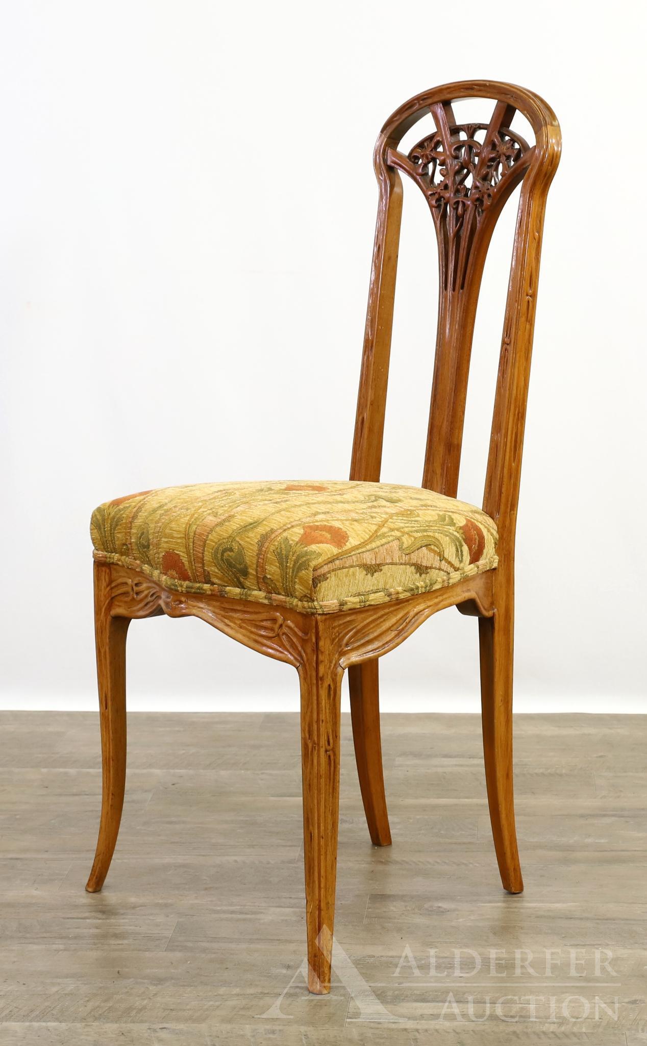 Louis Majorelle Art Nouveau Side Chair (1 of 15)