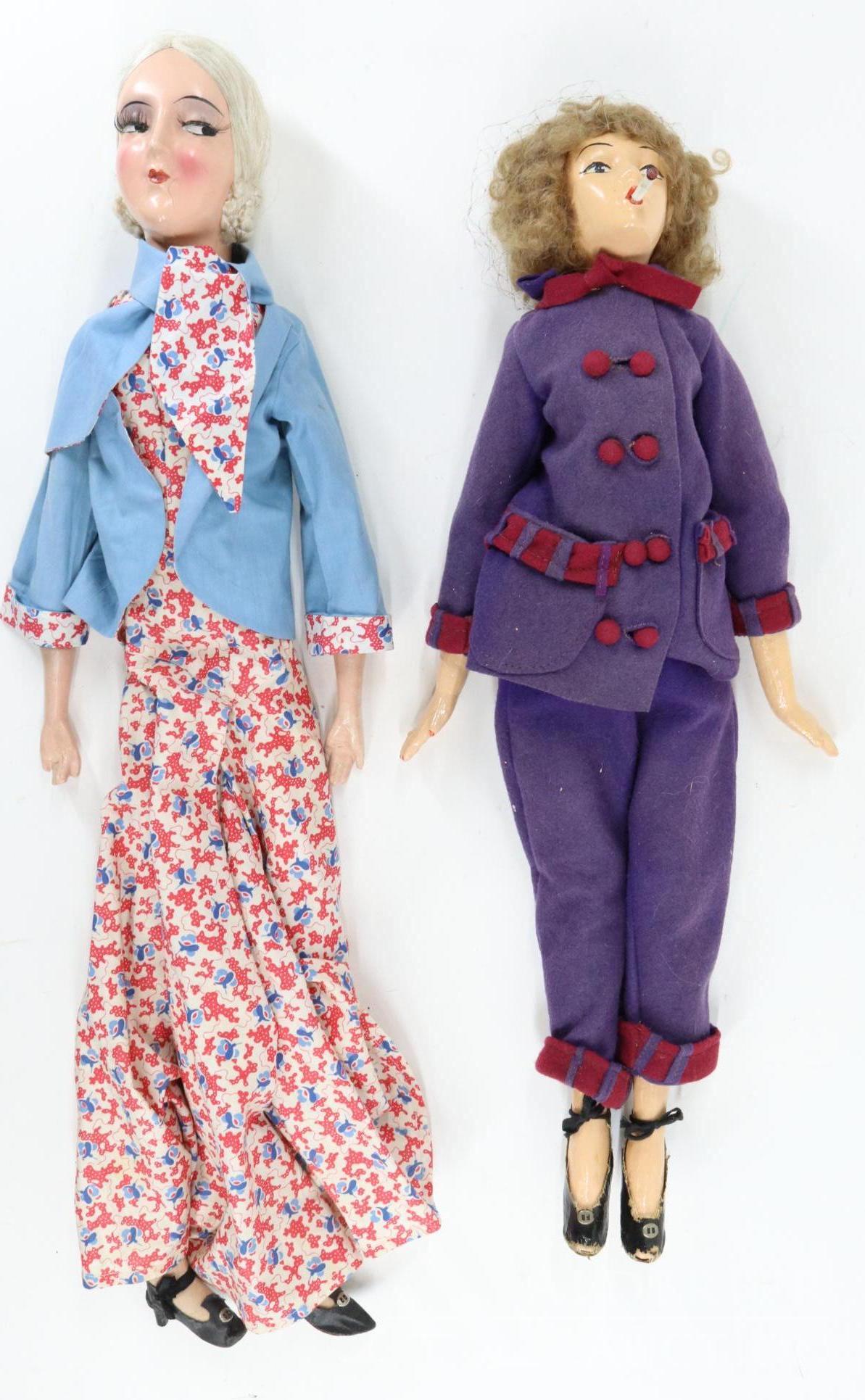 LOT OF COMPOSITION DOLLS. (1 of 8)