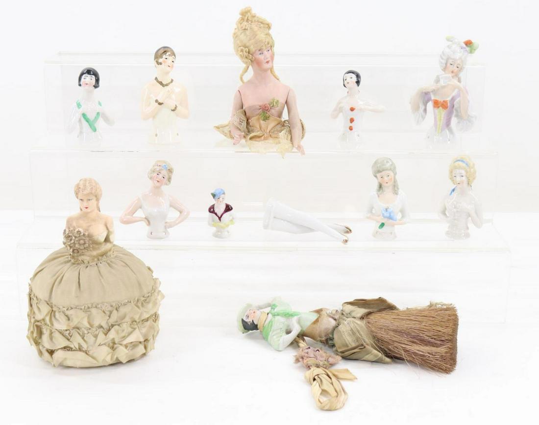 LOT OF HALF DOLLS (1 of 16)