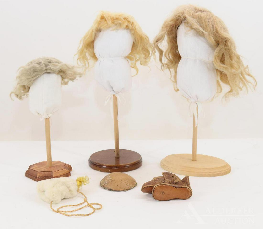 DOLL SUPPLIES - WIGS, ETC. (1 of 3)