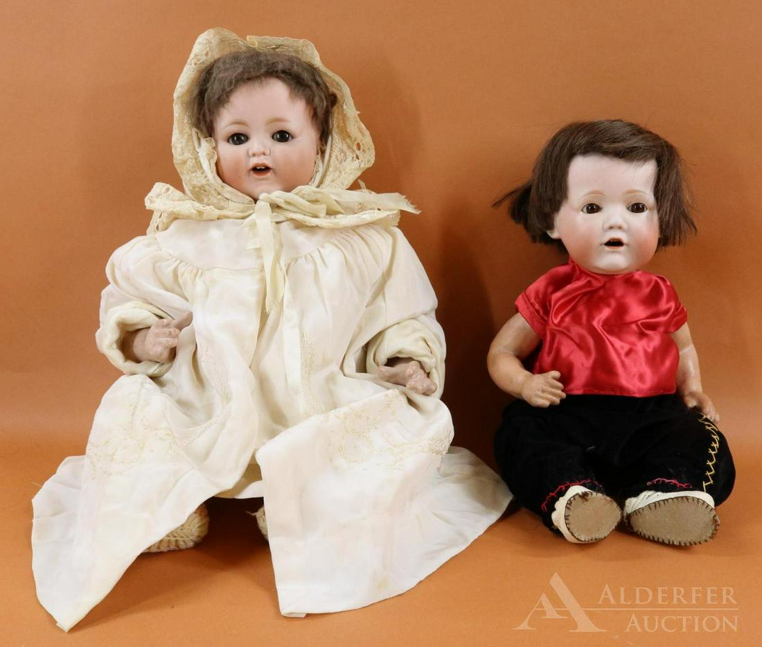 LOT OF ANTIQUE BISQUE HEAD BABY DOLL(S). (1 of 9)