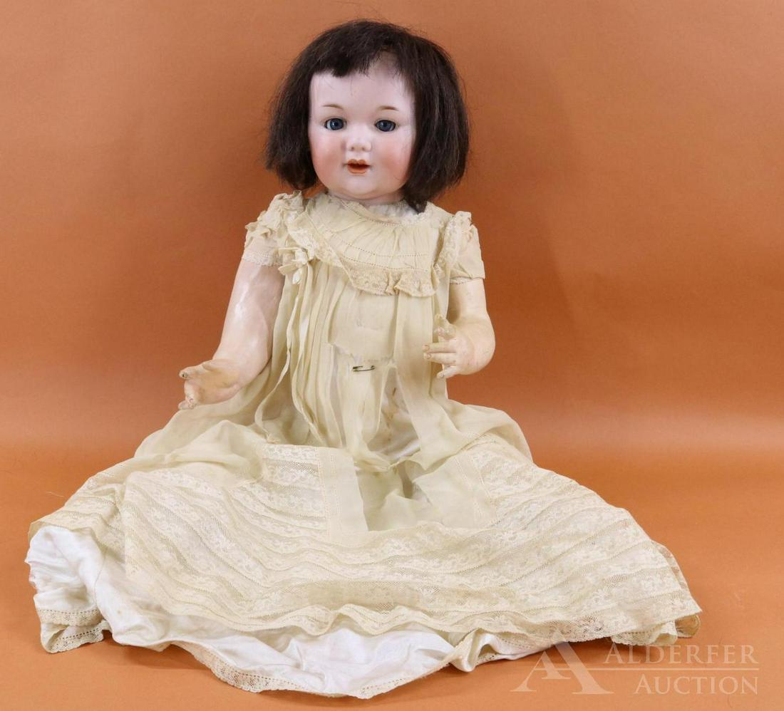 LOT OF ANTIQUE BISQUE HEAD BABY/TODDLER DOLL(S). (1 of 9)