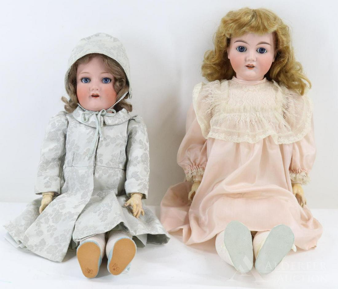ANTIQUE BISQUE HEAD DOLL(S). (1 of 12)