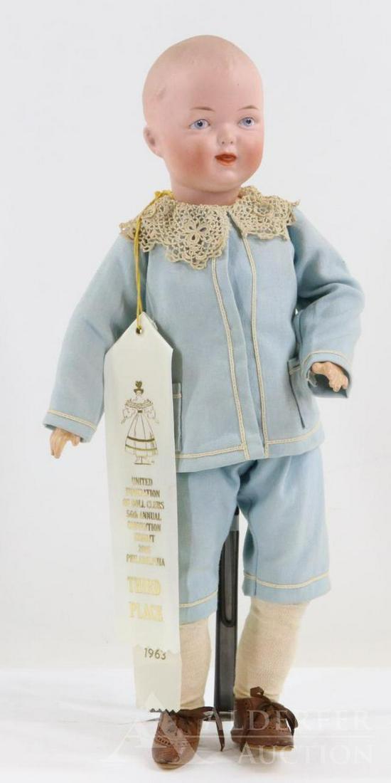 ANTIQUE BISQUE HEAD CHARACTER DOLL. (1 of 11)
