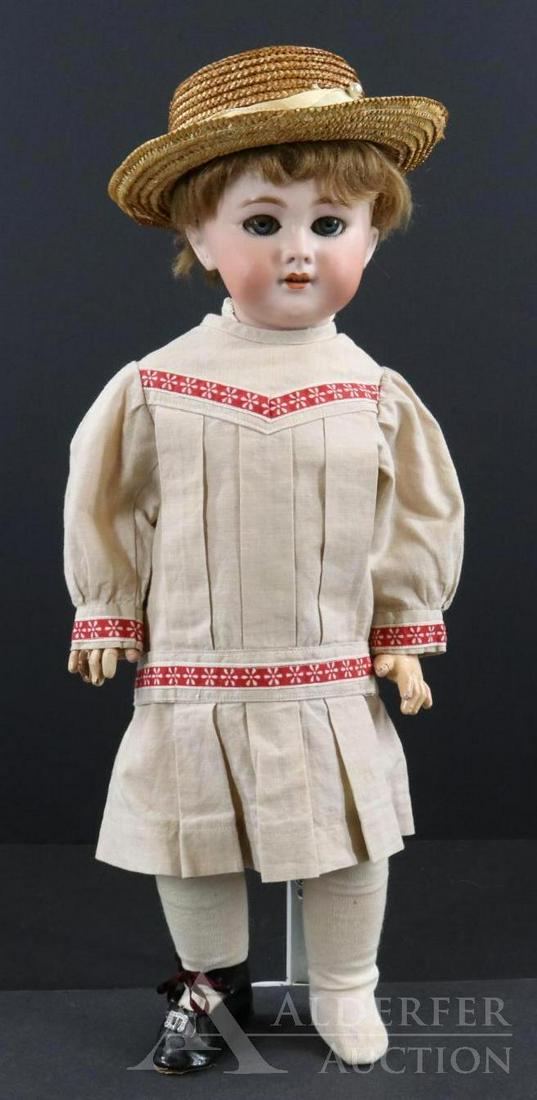 ANTIQUE FRENCH BISQUE HEAD DOLL. (1 of 13)
