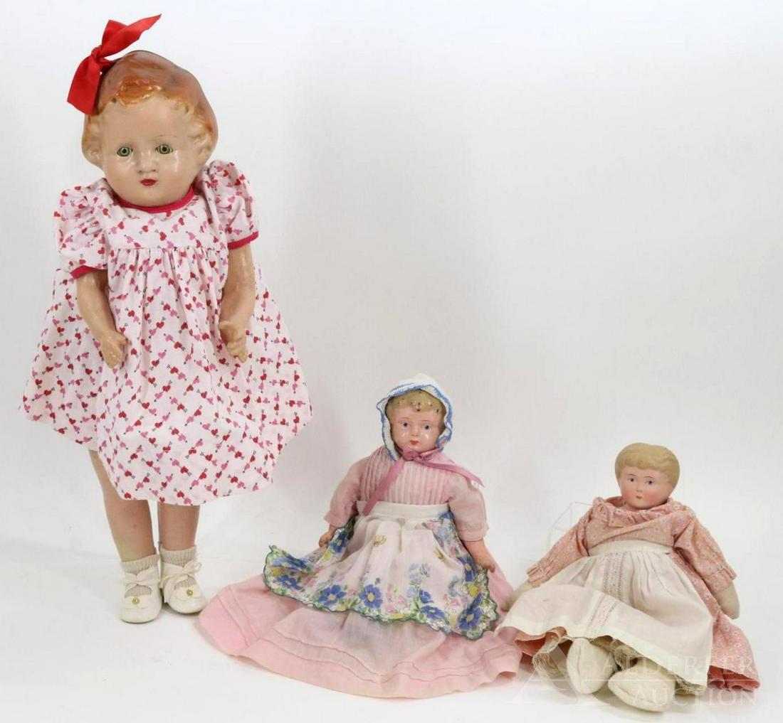 LOT OF METAL HEAD DOLLS. (1 of 11)