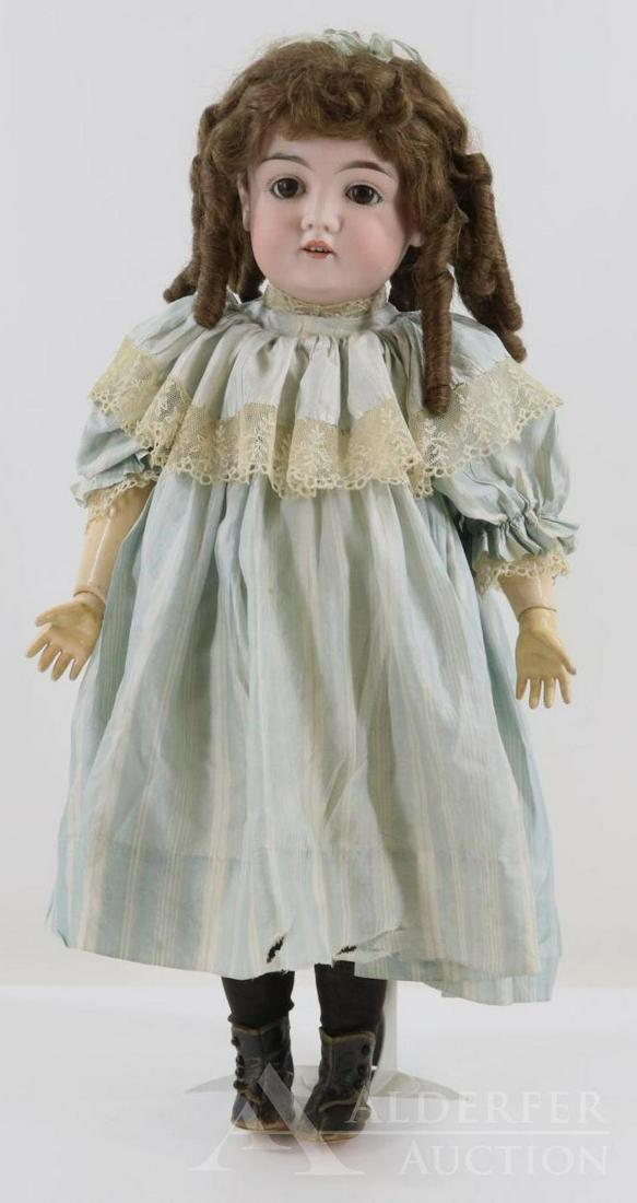 GERMAN BISQUE HEAD DOLL. (1 of 8)